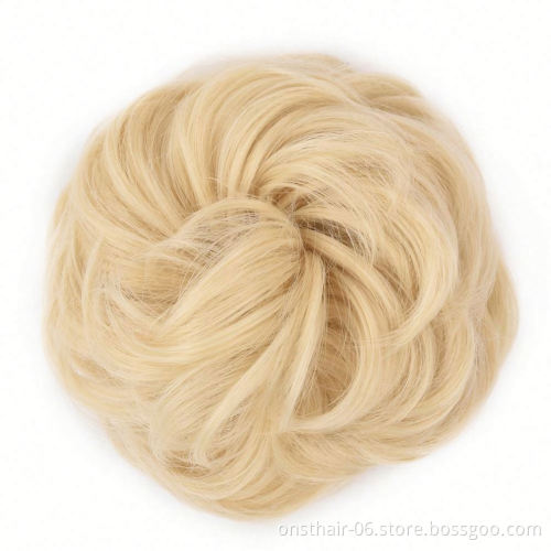 MYZYR Natural Hair Chignon 30g Synthetic Donut Hair Bun Pad Popular High Side Bun Trendiest Updos for Medium Length Hair